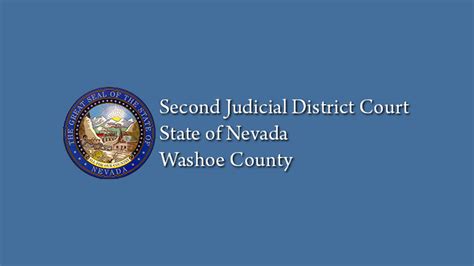 Second judicial district court state of nevada washoe county - About. Second Judicial District Court - State of Nevada - Washoe County. June, 1998 - September, 2022. Chief Information Officer. Manage all aspects of technology in the Second Judicial District ...